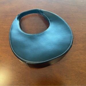 STAUD Black Mini Moon Bag